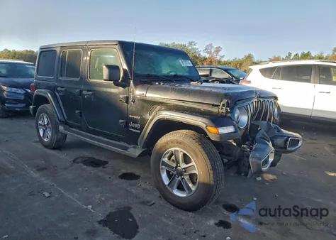 2021 Jeep Wrangler Unlimited Sahara z USA, uszkodzony, nr VIN 1C4HJXEN5MW544526